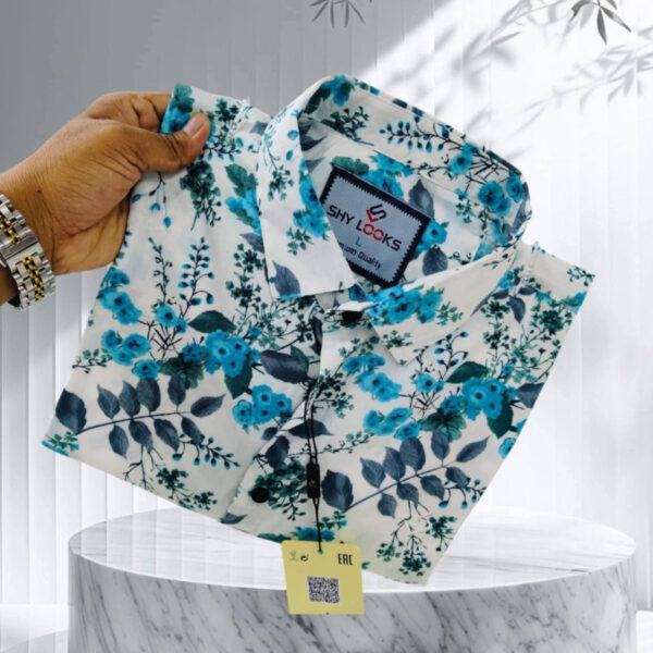Men’s Premium Printed Linen Half Sleeve Shirt  3 Piece DOHAERIS Exclusive Combo Offer - Image 5